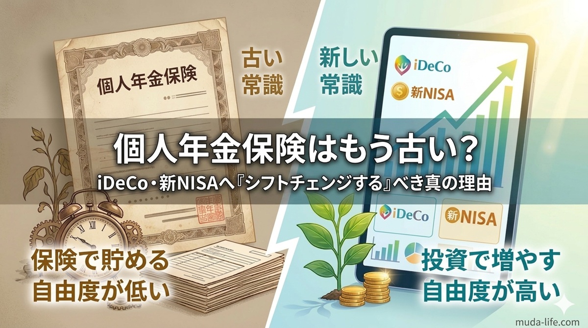 【2026年版】個人年金保険 vs iDeCo・NISA｜全世代対応「お金の置き場所」診断シート