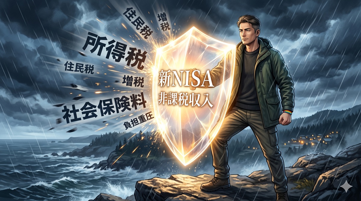 税金にガッカリしない唯一の方法。新NISAで実現する、独身者のための「非課税収入」
