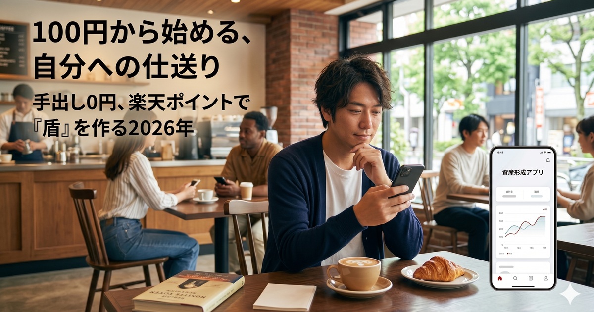「100円から始める生存戦略。楽天カード派が『楽天証券』で資産形成の土台を作る最短ルート」